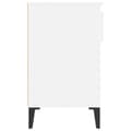 Miniatyrbilde 8 av 11: vidaXL Skoskap hvit 102x36x60 cm konstruert tre