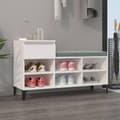 Miniatyrbilde 2 av 11: vidaXL Skoskap hvit 102x36x60 cm konstruert tre