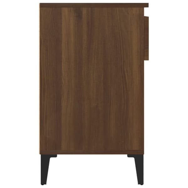 vidaXL Skoskap brun eik 102x36x60 cm konstruert tre