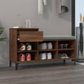 Miniatyrbillede 3 af 11: vidaXL skoskab 102x36x60 cm konstrueret træ brun egetræ