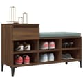 Miniatyrbillede 4 af 11: vidaXL skoskab 102x36x60 cm konstrueret træ brun egetræ