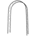 Miniatyrbillede 1 af 9: Havebue, 125x37x230 cm, Sort