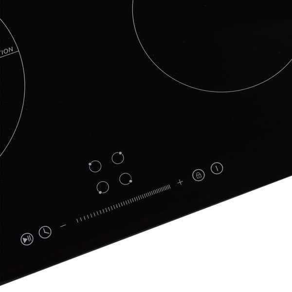 vidaXL Induksjonskomfyr med 4 plater berøringskontroll glass 7000 W