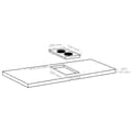 Miniatyrbillede 4 af 4: vidaXL Flexizone induktionskogeplade 2 brændere Touch 3500 W glas
