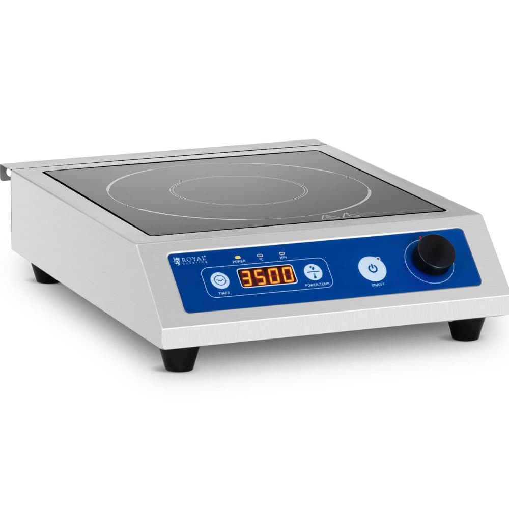 Royal Catering Induktionsplatta - 22 cm - 60 till 240 °C - Timer