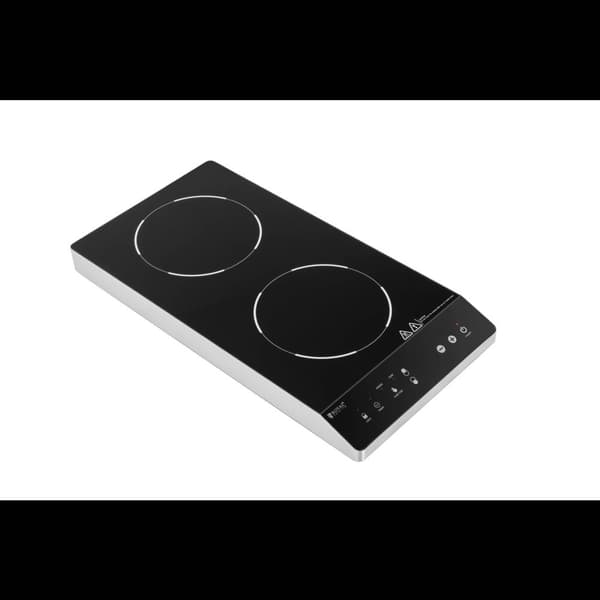 Royal Catering Induktionsplatta - 2 x 22 cm - 60 till 240 °C - Timer