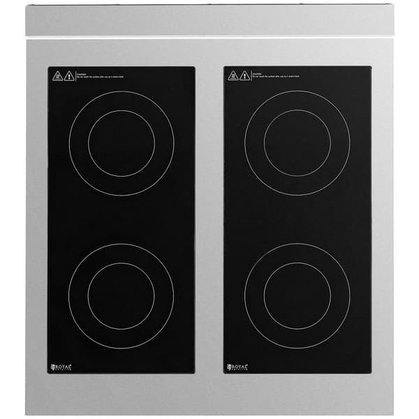 Royal Catering Induktionsspis - 17 000 W - 4 kokytor - 260 °C - Förvaringsutrymme - Royal Catering