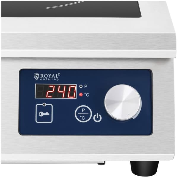 Royal Catering Induktionsplatta - 33 cm - 60 till 240 °C