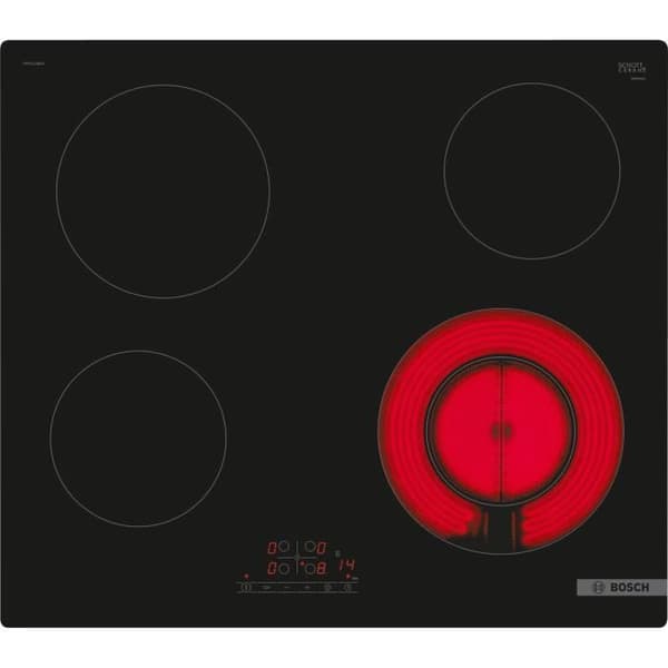 BOSCH 60cm vitrobord - PKF611BB8E - Frontkontroll - Ramlös - Dubbelzon - Svart