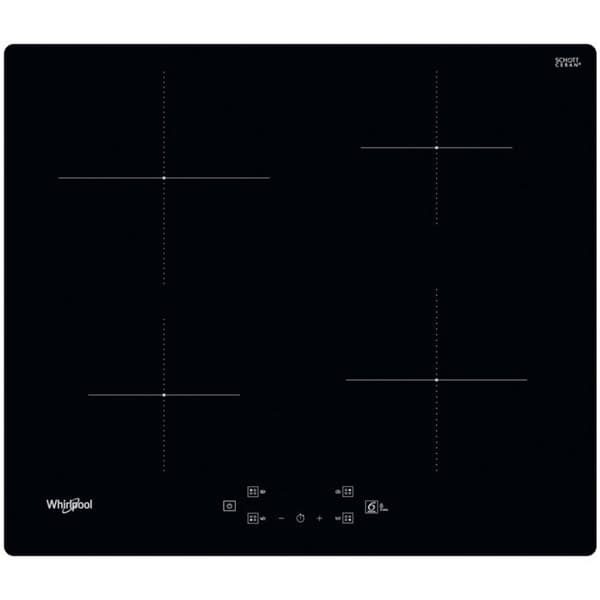 Induktionshäll - WHIRLPOOL - WSQ2160NE - 4 brännare/boosters - 7200 W - Bredd 60 cm Svart