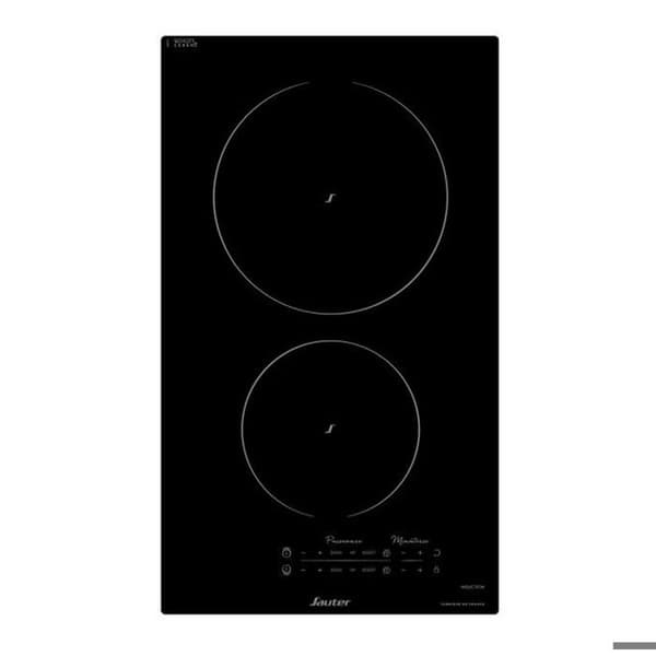 Dominoinduktion - SAUTER - SPI9333B - Booster - Timer - Säkerhetspaket Svart