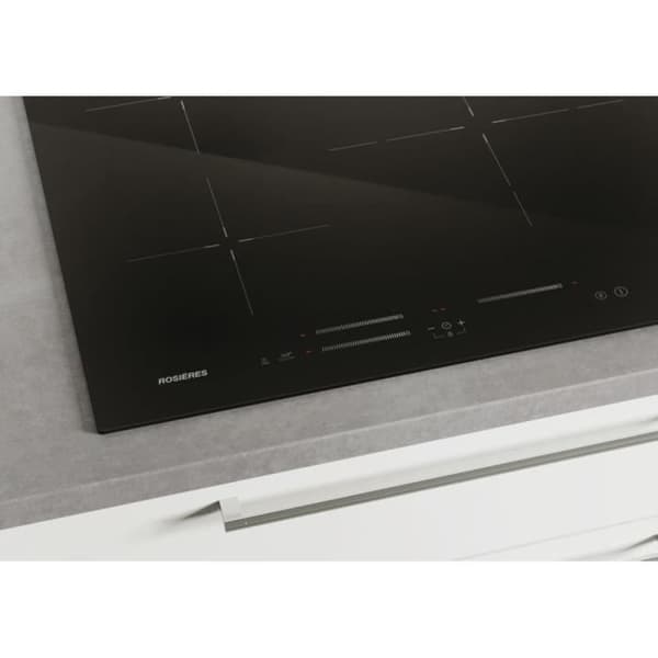 Induktionshäll -ROSIERES - 3 brännare - L 60 cm - RCM633IS/G3 - Svart