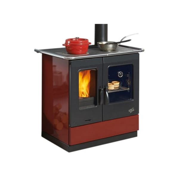 Godin Vedbehandlingsovn 6.5kw rød - 241100karmin