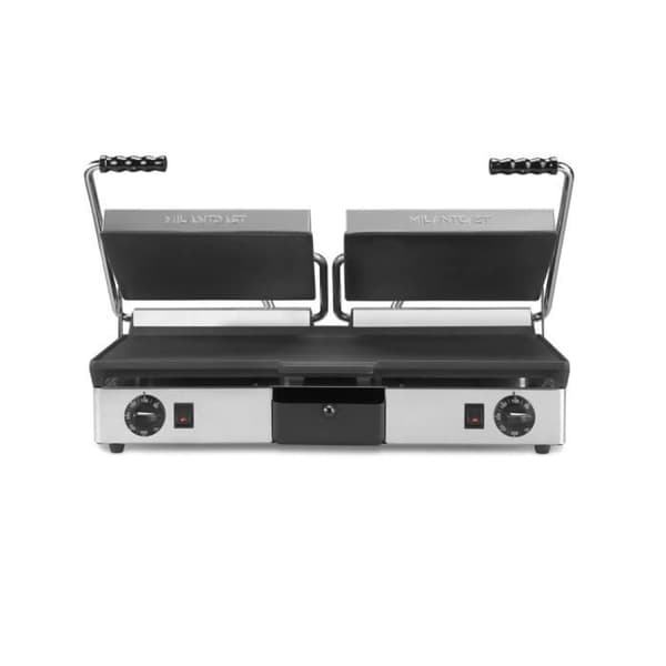 MILANTOAST - Slät gjutjärn dubbelplåt-1-2 &amp; 1-2 3,5kw