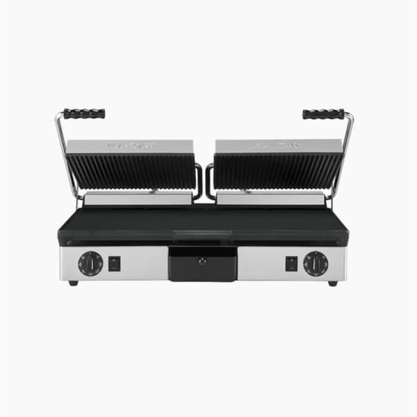 MILANTOAST - Slät dubbelribbad gjutjärnsplatta 220-240v 3,5kw