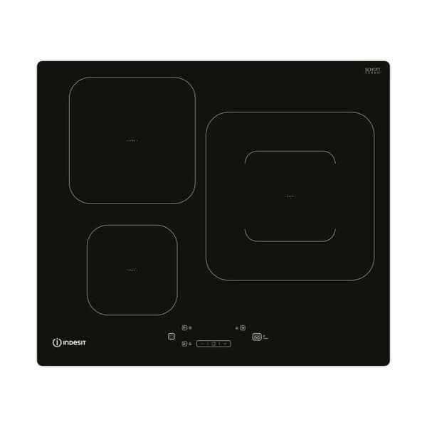 Induktionshäll - INDESIT - IS33Q60NE - 3 brännare - Bredd 60 cm - Boostereffekt 3 kW