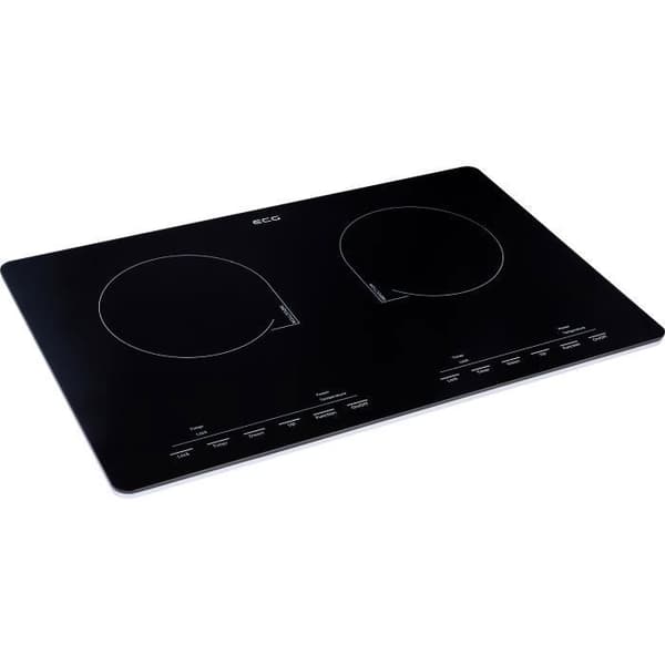 Dubbel portabel induktionsplatta - ECG - IV 2920 Slim – 2900 W – Justerbar temperatur 60–240 °C – XL LED-skärm