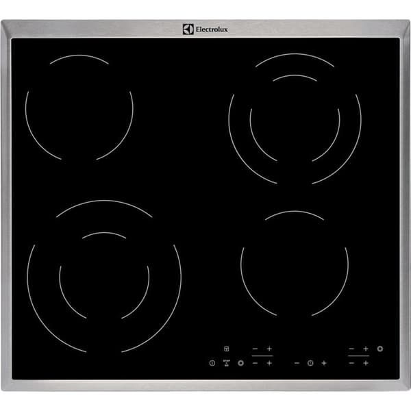 Electrolux EHF6342XOK häll Svart Inbyggd keramik 4 zon(er) Svart