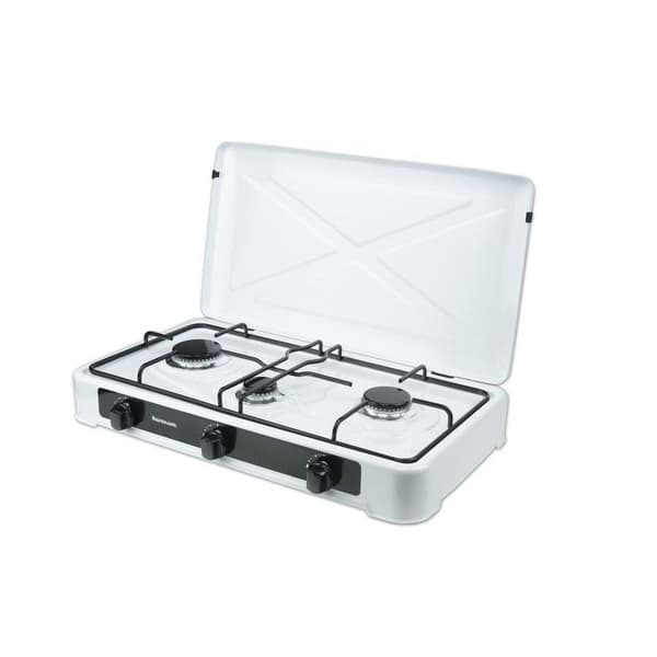 Työtaso Keittotaso Kaasu Ravanson K-03TB [valkoinen; 3 vyöhyke(ttä)]