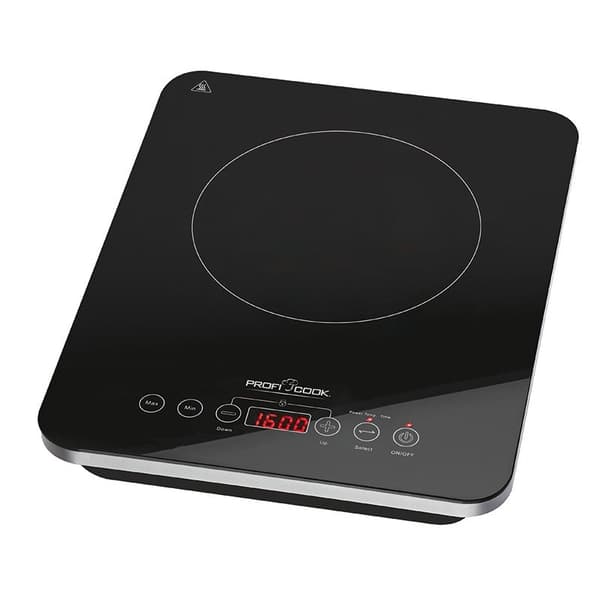 ProfiCook EKI 1062 Black Countertop Zone -induktioliesi 1 vyöhykettä musta