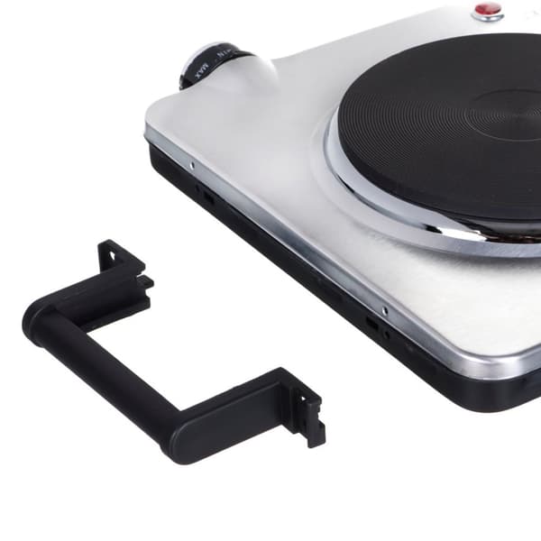 Clatronic DKP 3668 E Sort, Rustfrit stål Bordplade Forseglet plade 2 zoner