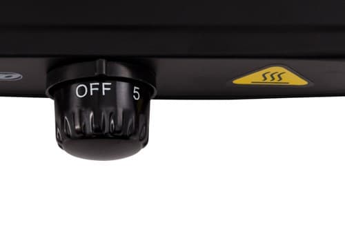 Mesko Home MS 6508 kogeplader Sort bordplade Forseglet plade 1 zone(r)
