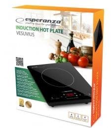 Esperanza EKH009 häll Svart Bänkskiva 28 cm Zon induktionshäll 1 zon(er)