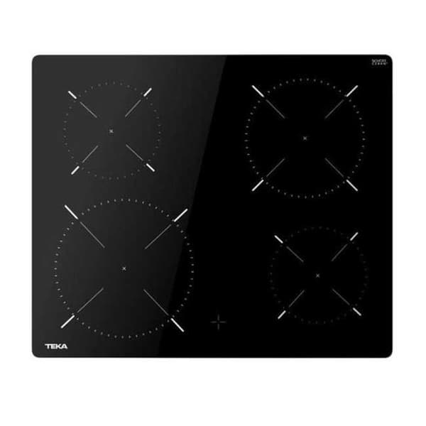 Teka Keramisk Kogeplade Ttc 64010 Crd Bk 4 Brændere Transparent