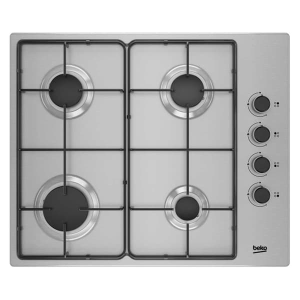 Beko Kaasuliesi Liesi Higg64103sxn 60 Cm 4 Polttimet Hopeinen