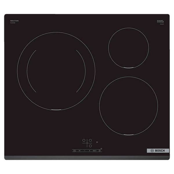 Bosch Induktion Kogeplade Puj631bb5e 3 Brændere 60 Cm Sort Sort