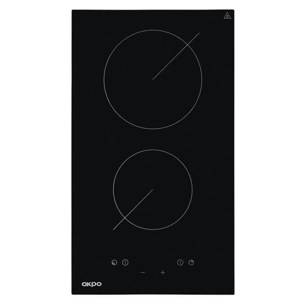 Akpo PKA 30 830/2 keittotaso Musta Sisäänrakennettu 30 cm Zone induktioliesi 2 vyöhykettä musta, Valkoinen