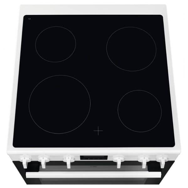 Electrolux 73l vitrokeramisk spis 4 brännare vit - LKR64890AW
