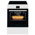 Miniatyrbild 1 av 5: Electrolux 73l vitrokeramisk spis 4 brännare vit - LKR64890AW