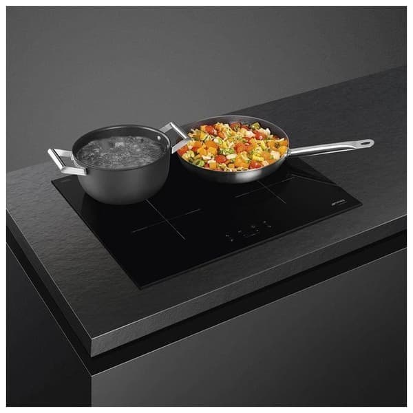 SMEG SIB2641D, UNIVERSAL induktionshäll, Svart