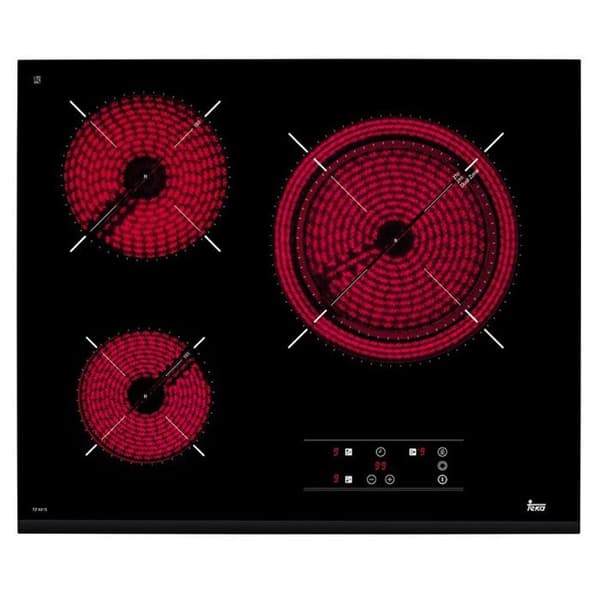 Teka Keramisk Kogeplade Tz 6315 60 Cm Sort Sort