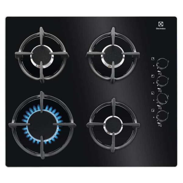 Electrolux Gasspis Egg6407k 59 Cm 4 Brännare Svart Svart