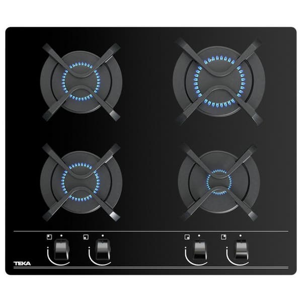 Teka Gaskogeplade Gbc 64000 60 Cm Sort Sort