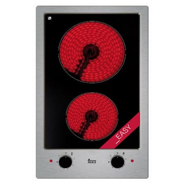 Teka Keramisk Kogeplade Efx 30.1 2h Modular 30 Cm Sort,Grå Sort, Rustfrit stål