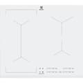 Miniatyrbild 1 av 2: Electrolux EIV63440BW, Inbyggd, Häll med induktionszon, Glas, Vit, 2500 W, 14,5 cm