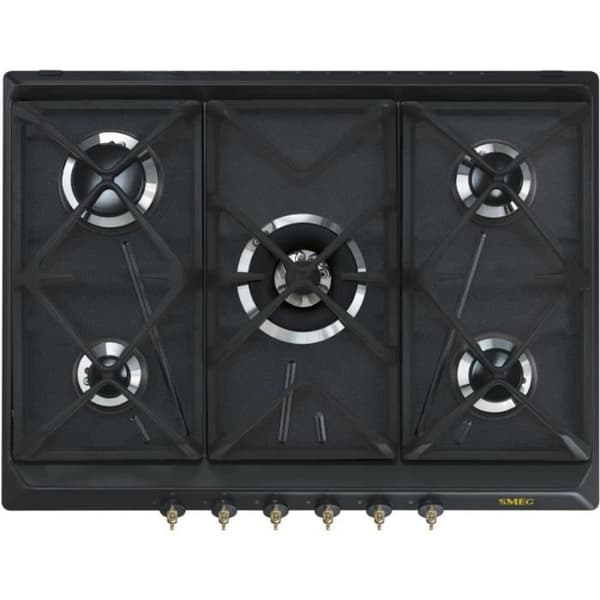 Gasbord SMEG SRV876AOGH Antracit