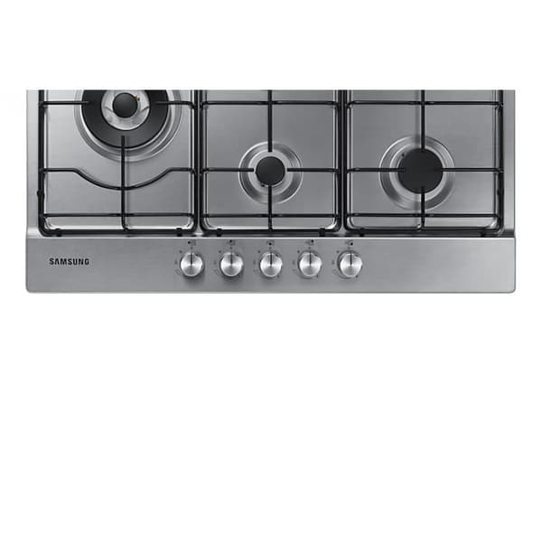 Gasspis - Samsung - NA75M3130AS - Rostfritt stål - 5 brännare - Svart