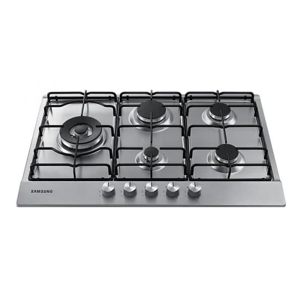 Gasspis - Samsung - NA75M3130AS - Rostfritt stål - 5 brännare - Svart