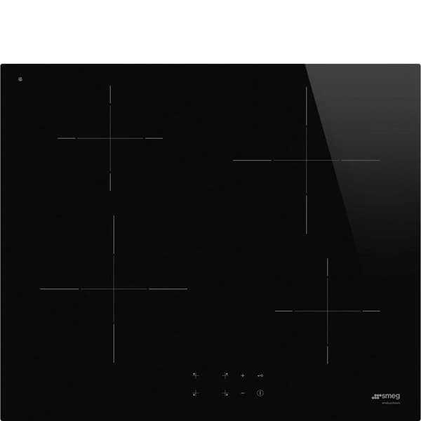 SMEG SI2641D induktionshäll - UNIVERSAL - Svart glas Svart