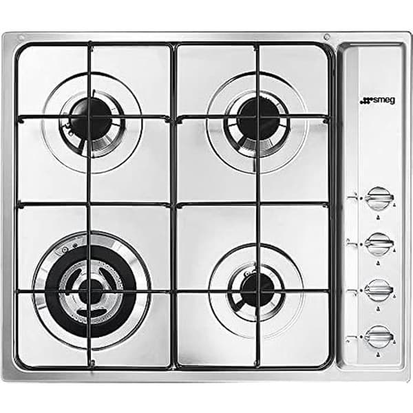 Smeg sr64s integrerad gashäll - 4 värmeelement - rostfritt stål