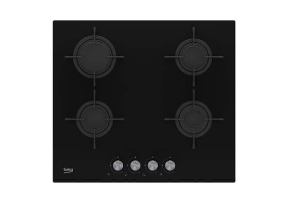 Beko HILG 64220 Shäll Svart Inbyggd gas 4 zon(er) Svart