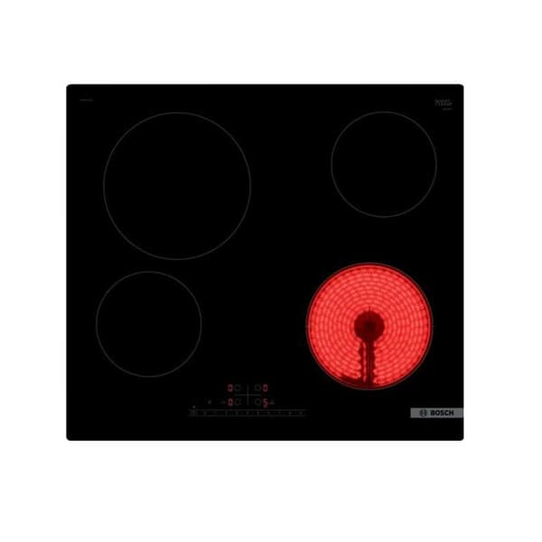 Häll: BOSCH glaskeramik 4 brännare 59,2 / 52,2 cm PKE611FN8E