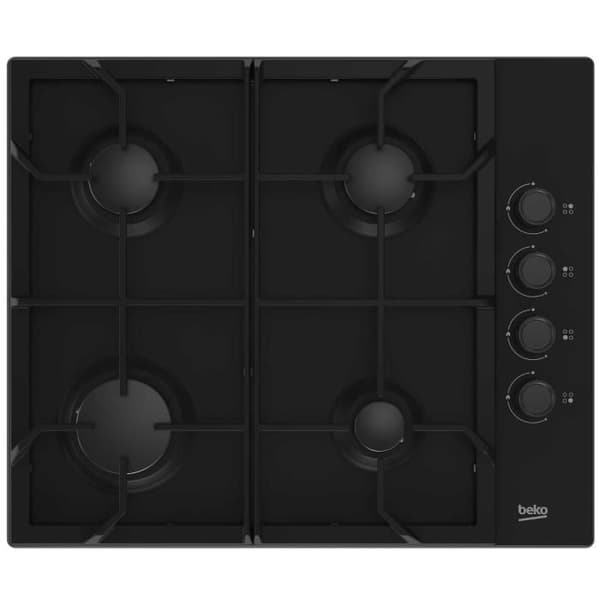 BEKO HIBG64125SB INTEGRERAD SVART PLATTA (PLACERING) 61 CM GAS 4 ZONER