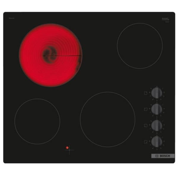 BOSCH PKE611CA8E Serie 2 keramikhäll, sidoknappar Svart