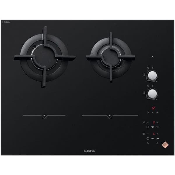 DE DIETRICH DPI7602BM blandad häll - 4 brännare - Svart Svart