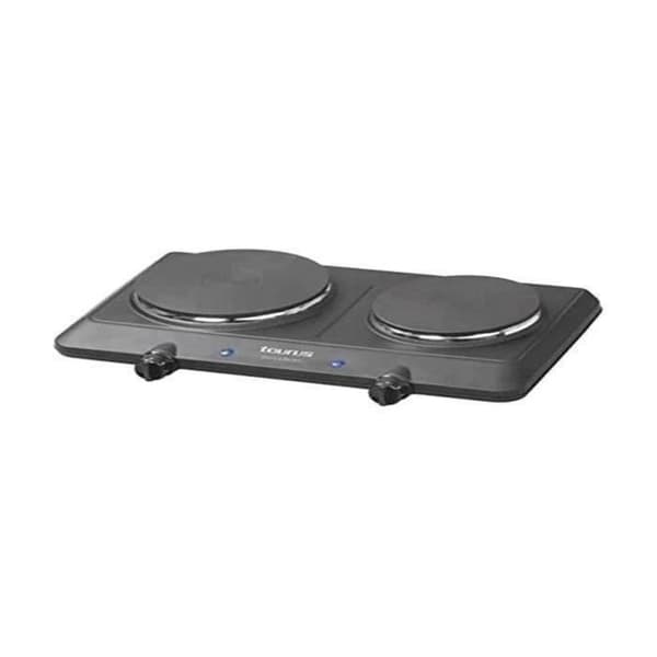 VIT OCH BRUNT - Spis - 2 brännare - 2250W - Volcano duo - svart